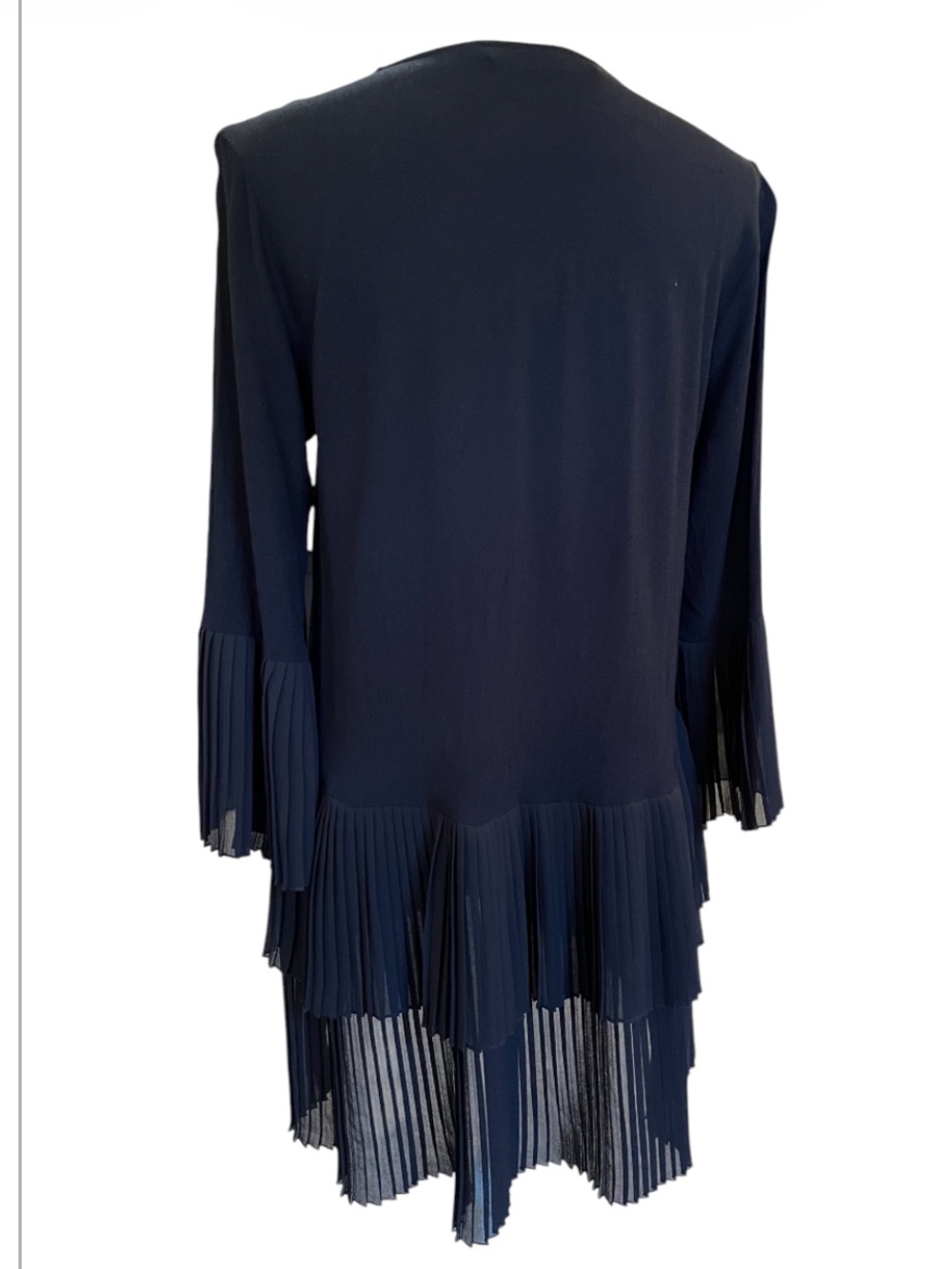 Zara Black Accordion Pleated Tunic - Picture 7 of 13